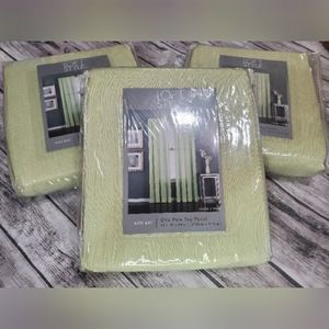 3 packages of light green/celery colored panels